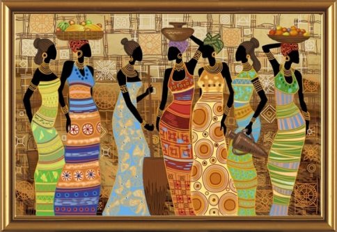 Африканские красавицы, набор для вышивки