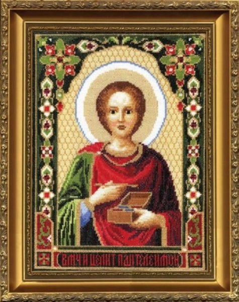 Икона Великомученика Пантелеймона, набор для вышивания