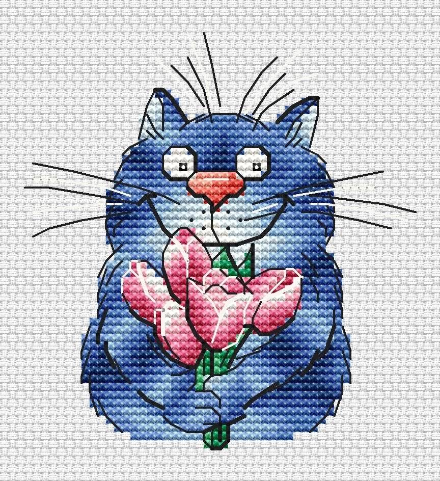 Схемы кошек для вязания и вышивки | апекс124.рф