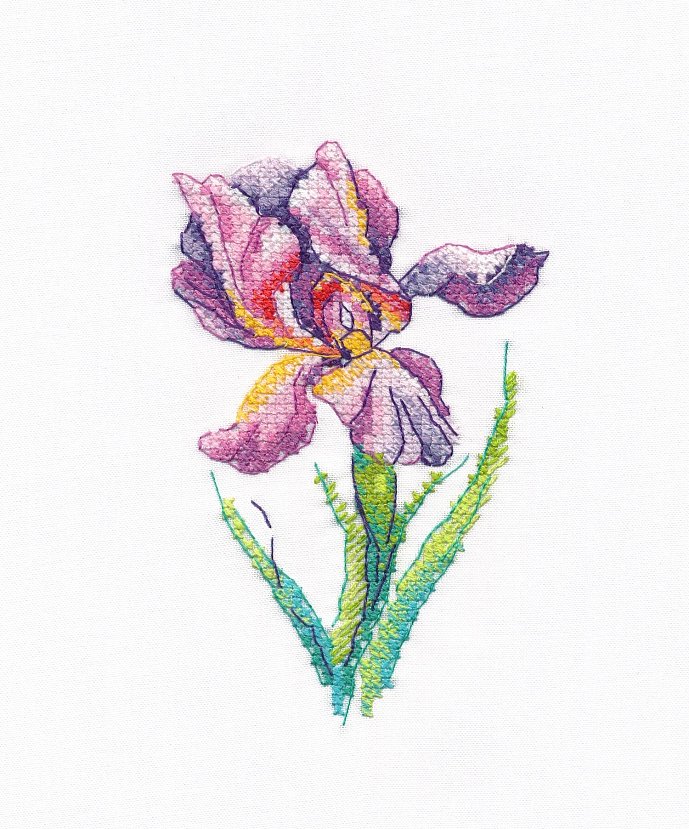 Радужный цветок, набор для вышивания, арт. 1425 Овен