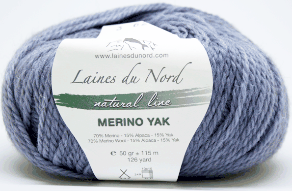 Пряжа laines du nord merino yak карта цветов