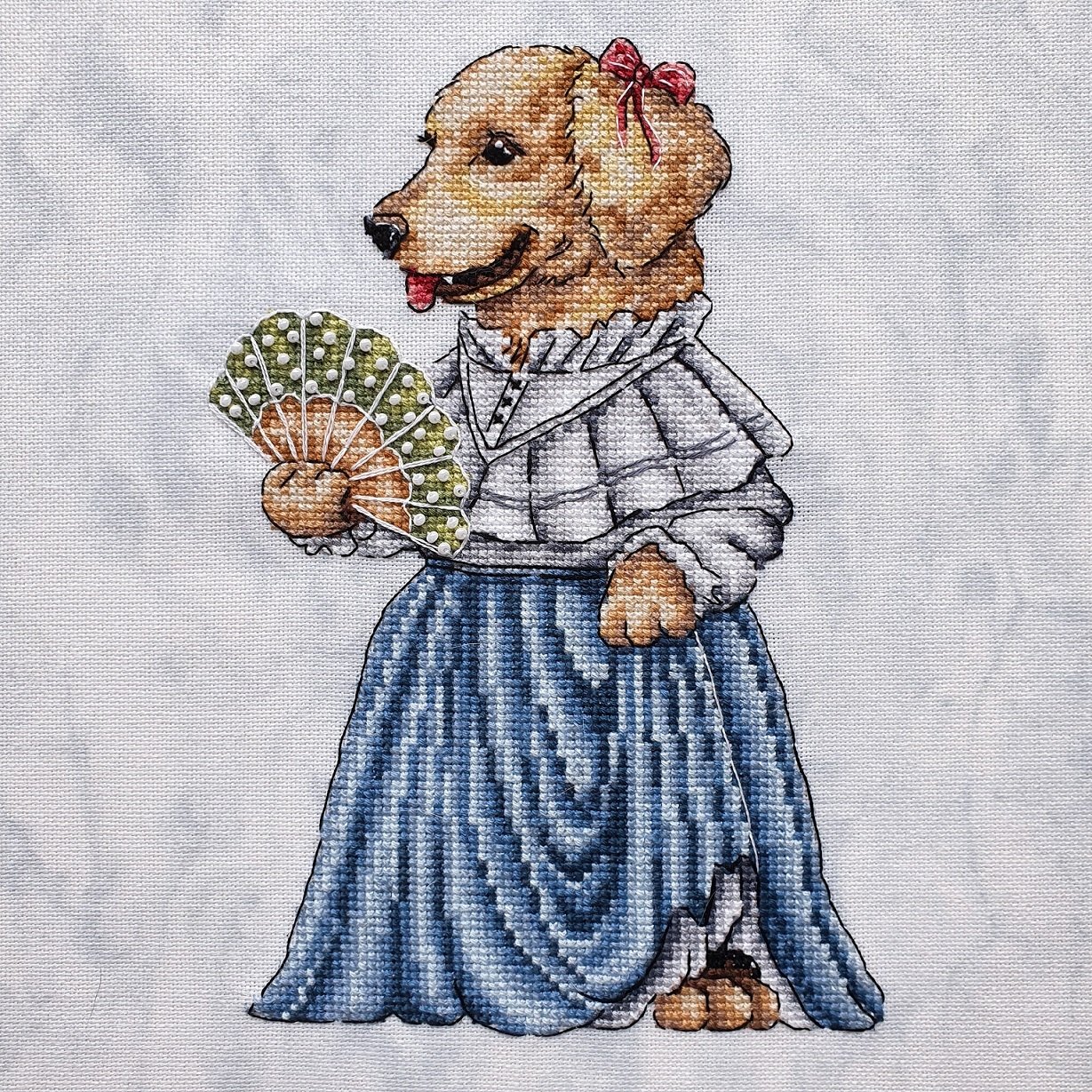 Схемы вышивки «дама с собачкой»