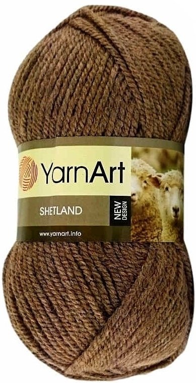 YarnArt Shetland Chunky Yarn, Brown - 619
