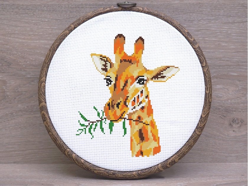 Вышивки Жирафы