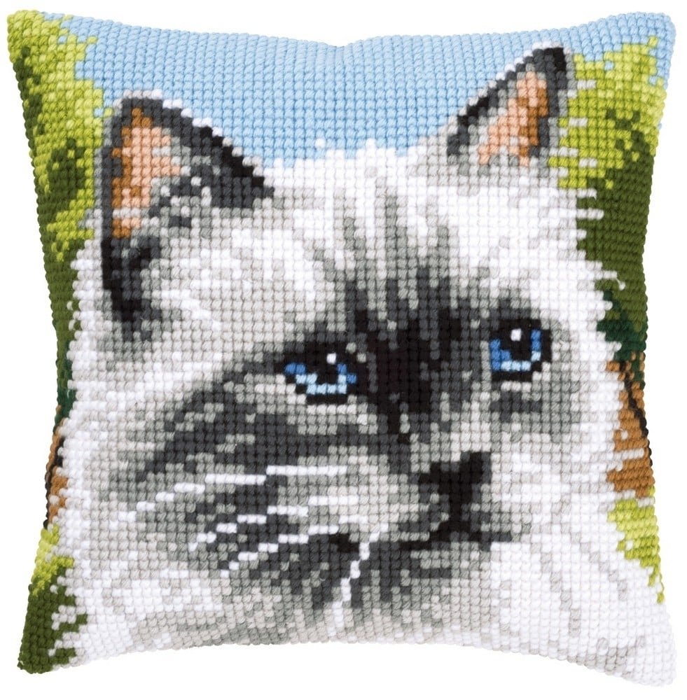 Сиамская кошка, набор для вышивания, арт. PN-0146067 Vervaco
