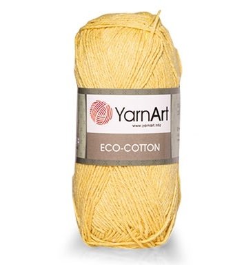 Пряжа YarnArt Eco Cotton, 85% хлопок, 15% полиэстер, 100гр/220м
