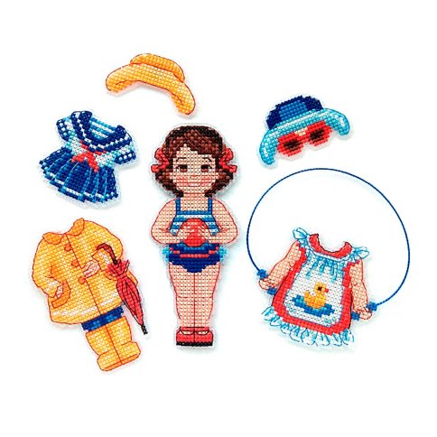 Кукла Марина, набор для вышивания игрушки