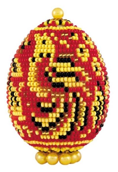Яйцо "Хохлома", набор для бисероплетения