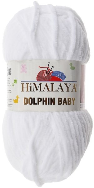 Плюшевая Пряжа Himalaya Dolphin baby 100% полиэстер, 100г/120м