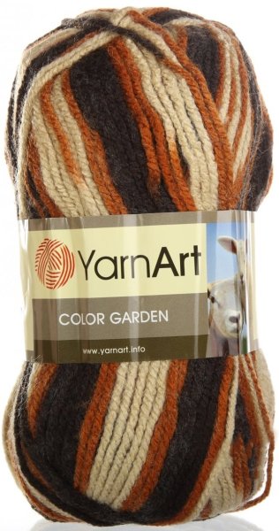 Пряжа поштучно YarnArt Color Garden, 25% шерсть, 75% акрил, 100гр/200м