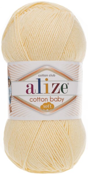 Пряжа Alize Cotton Baby Soft, 50% хлопок, 50% акрил, 100гр/270м