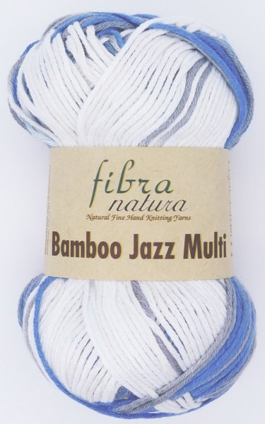 Пряжа Fibra Natura Bamboo Jazz Multi 50% хлопок, 50% бамбук, 50г/120м 