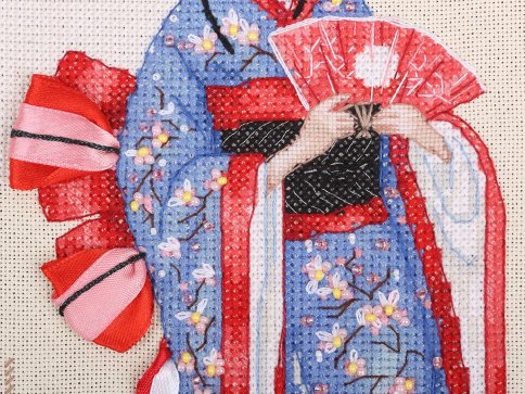 Женщины мира. Япония, набор для вышивания