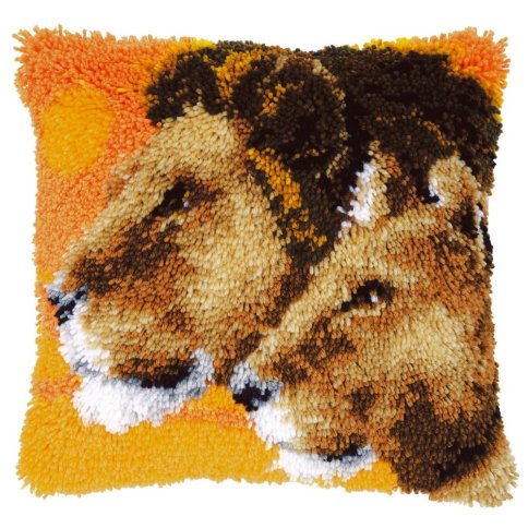 Лев и львица , набор для вышивания