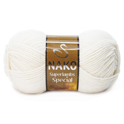 Пряжа Nako Superlambs Special 49% шерсть, 51% премиум акрил, 100г/200м