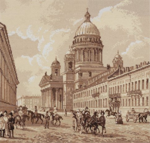 Старый Петербург. Исаакиевский собор, набор для вышивания