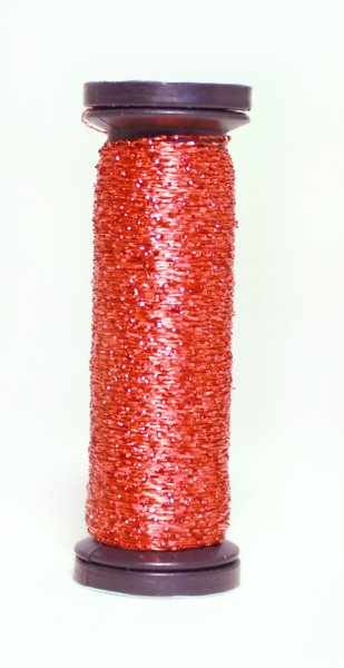 Металлизированная нить Kreinik Blending Filament, цвет красный