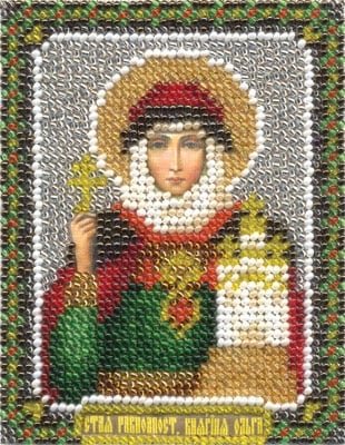 Икона Св. равноапостольной Княгини Ольги, набор для вышивки