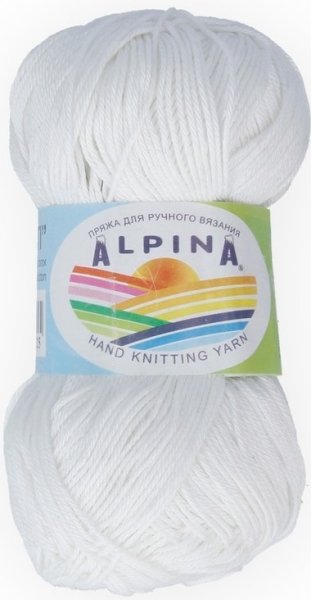Пряжа Alpina Sati 100% мерсеризованный хлопок, 50г/170м