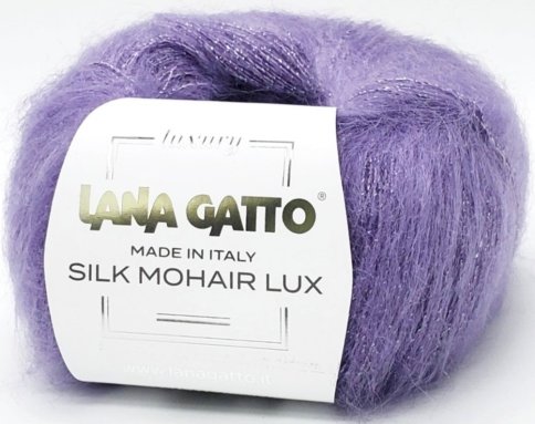 Пряжа Lana Gatto Silk Mohair Lurex 78% суперкид мохер, 14% шелк, 4% полиамид, 4% п/э, 25г/210м