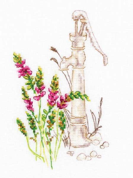 Цветущие травы 4, набор для вышивания