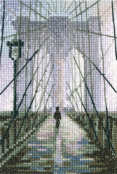 Бруклинский мост, набор для вышивания