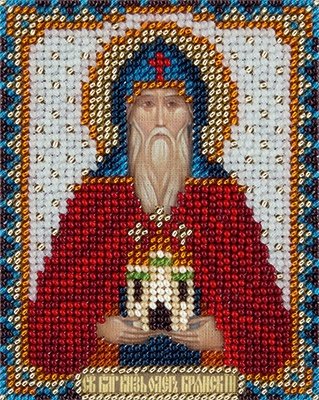 Икона Святого благоверного князя Олега Брянского, набор для вышивки 