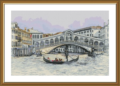Венецианский канал, набор для вышивания