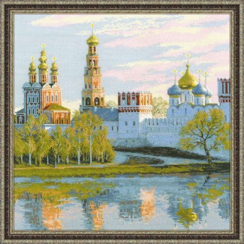 Москва. Новодевичий монастырь, набор для вышивания