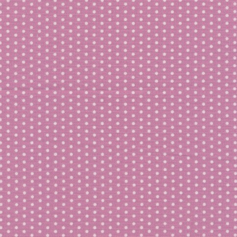 Ткань для пэчворка Peppy, принт крупный горох ярко-розовый