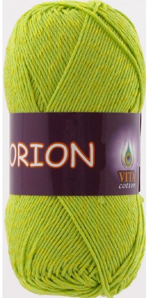 Пряжа Vita Cotton Orion, 77% мерсеризованный хлопок, 23% вискоза, 50гр/170м