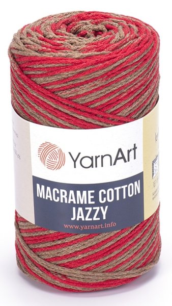 Пряжа YarnArt Macrame Cotton Jazzy, 80% хлопок, 20% полиэстер, 250гр/225м