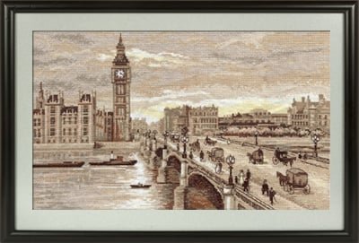 Лондон. Вестминстерский мост, набор для вышивания