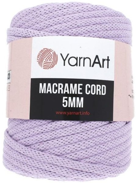 Пряжа YarnArt Macrame Cord 5mm, 60% хлопок, 40% вискоза и полиэстер, 500гр/85м