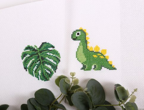 Динозаврик, набор для вышивания