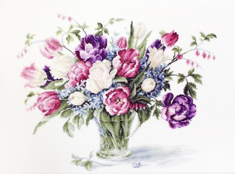 Тюльпаны Luca-S, набор для вышивания