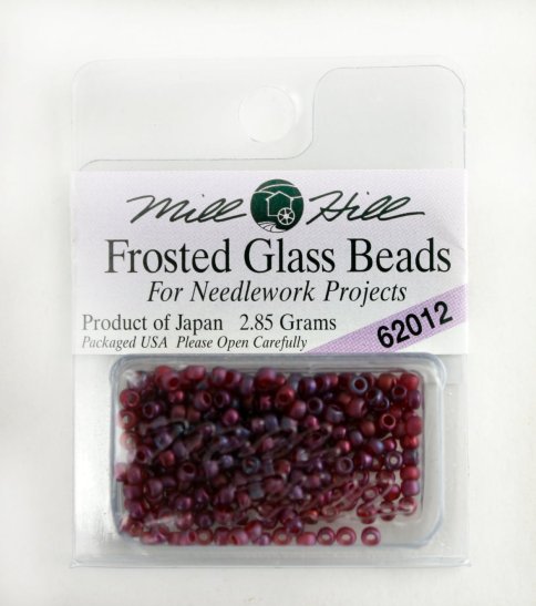 Бисер Frosted Glass Beads, цвет 62012