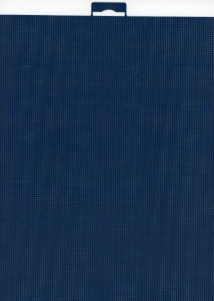 Канва пластиковая, 21х28см, цвет синий