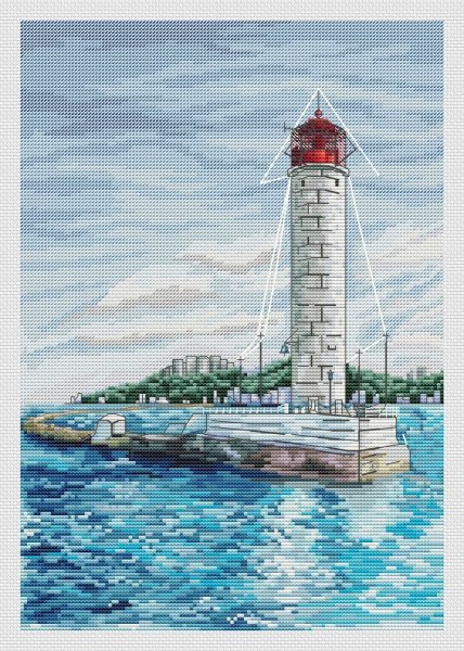 Воронцовский маяк, схема для вышивки