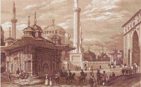 Стамбул. Фонтан султана Ахмета, набор для вышивания