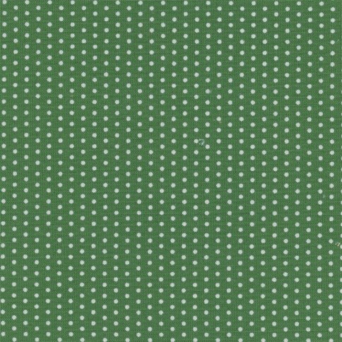 Ткань для пэчворка Peppy, принт крупный горох ярко-зеленый