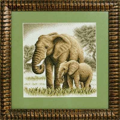 Слоны, набор для вышивания