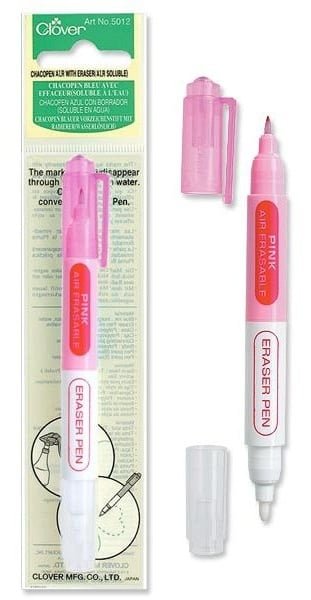 Самоисчезающая ручка для разметки ткани, розовая