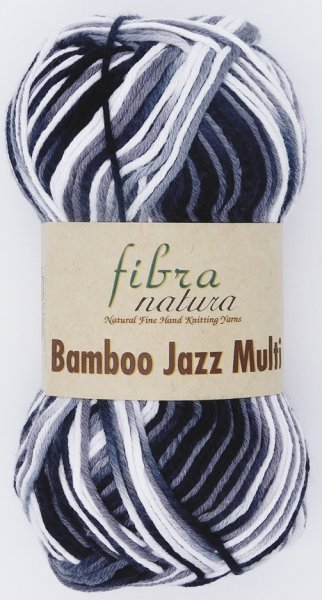 Пряжа Fibra Natura Bamboo Jazz Multi 50% хлопок, 50% бамбук, 50г/120м 