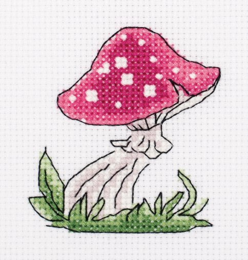 Волшебный гриб, набор для вышивания