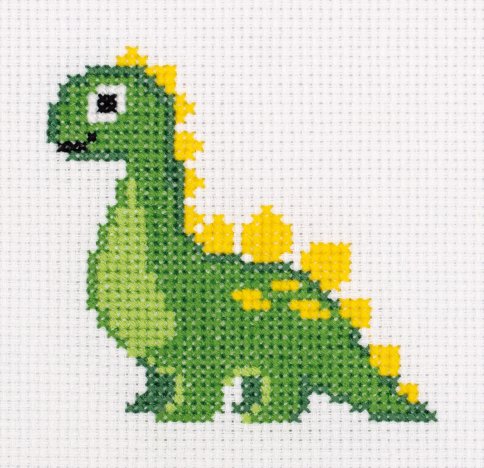 Динозаврик, набор для вышивания