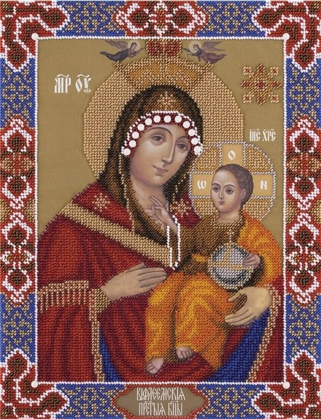 Икона Божьей Матери Вифлеемская, набор для вышивки 