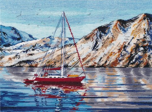 Норвежское море, набор для вышивания 