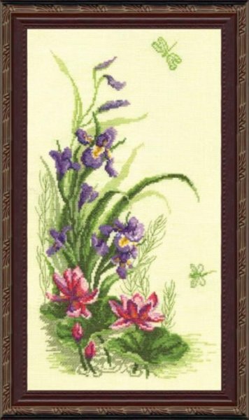Триптих Полевые цветы 2, набор для вышивки