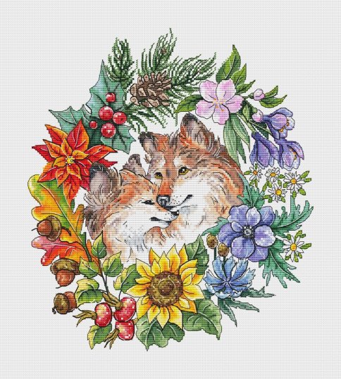 Цветы любви, схема для вышивки крестиком, арт. ES Eva Stitch | Купить онлайн на бородино-молодежка.рф